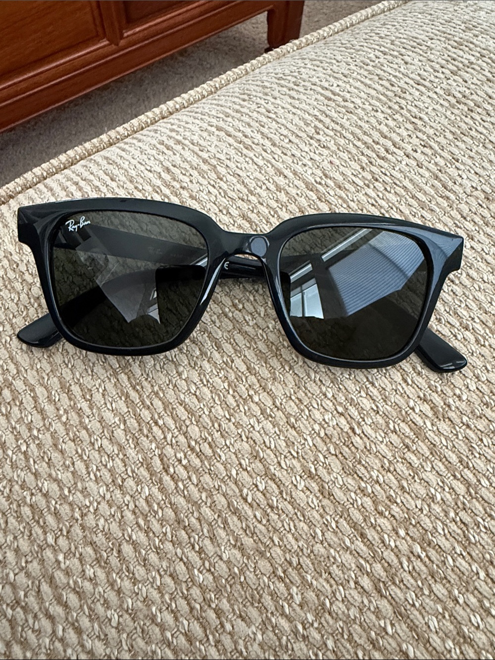 Rayban rb4323 blk non polar unisex sunglasses
